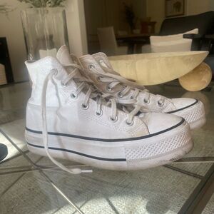 Converse high top platform size 6.5
